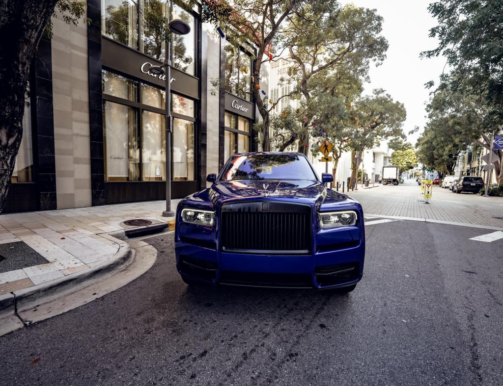 ROLLS ROYCE CULLINAN 2022 BLUE WITH STARLIGHT