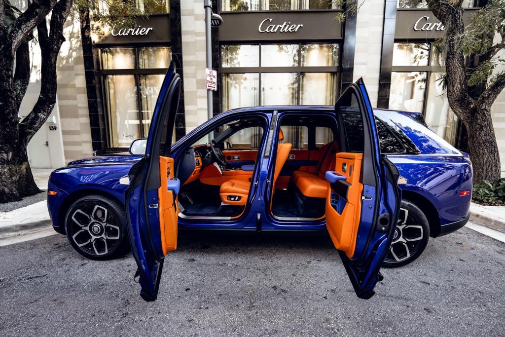 ROLLS ROYCE CULLINAN 2022 BLUE WITH STARLIGHT