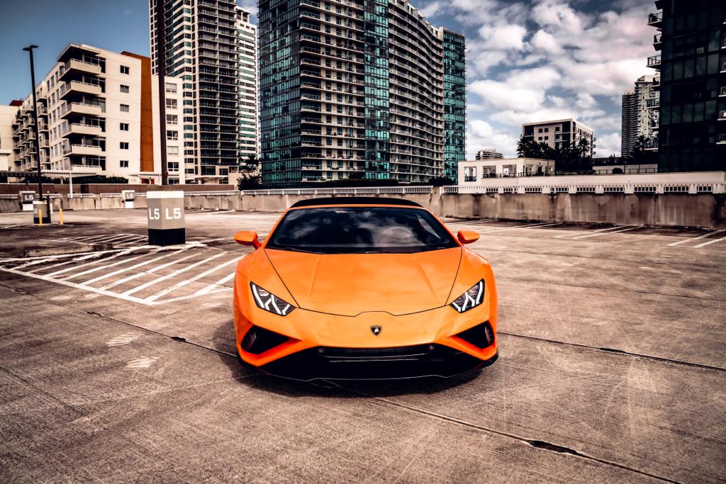 2022 LAMBORGHINI HURACAN ORANGE CONVERTIBLE 2022