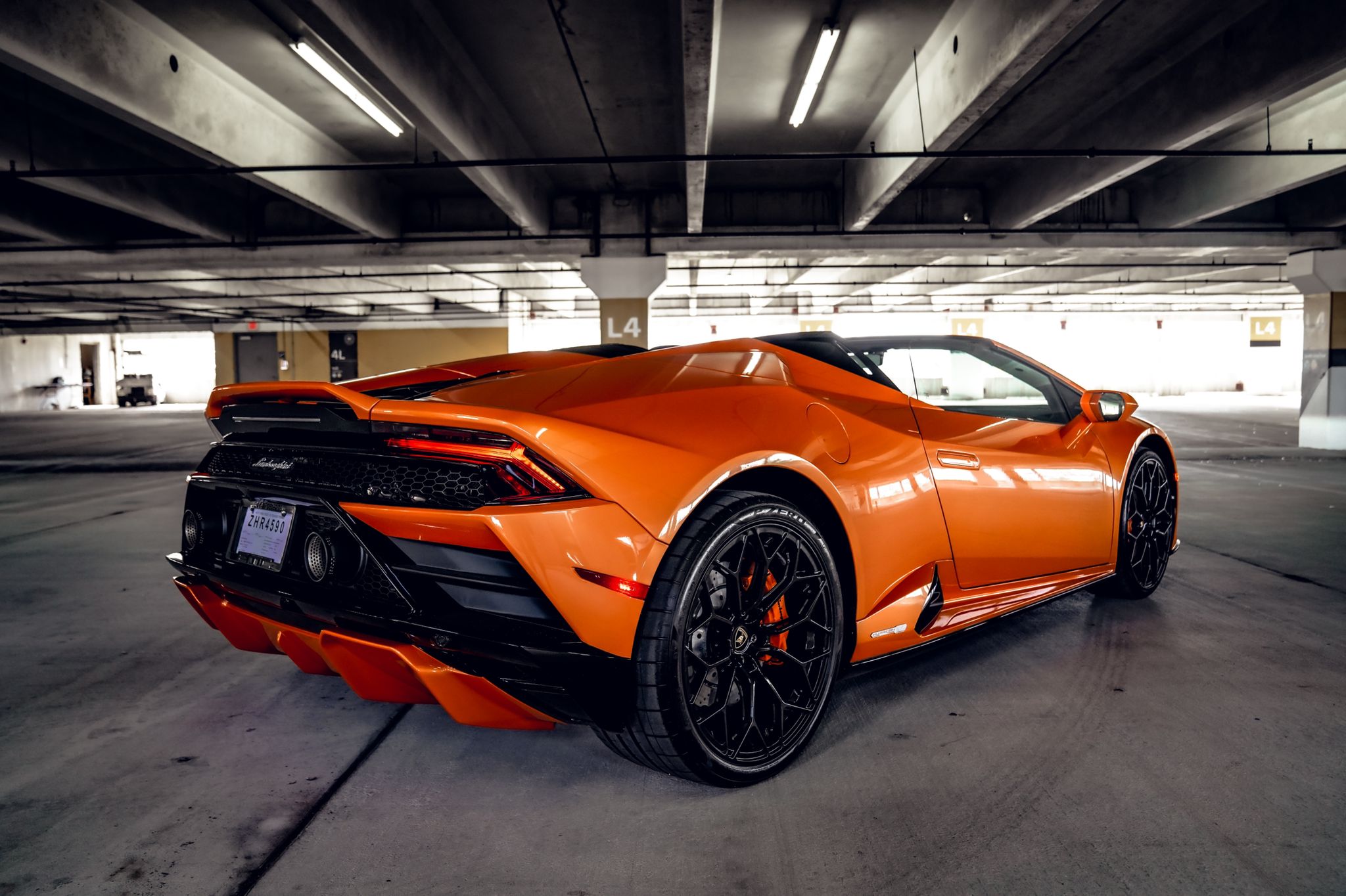 2022 LAMBORGHINI HURACAN ORANGE CONVERTIBLE 2022