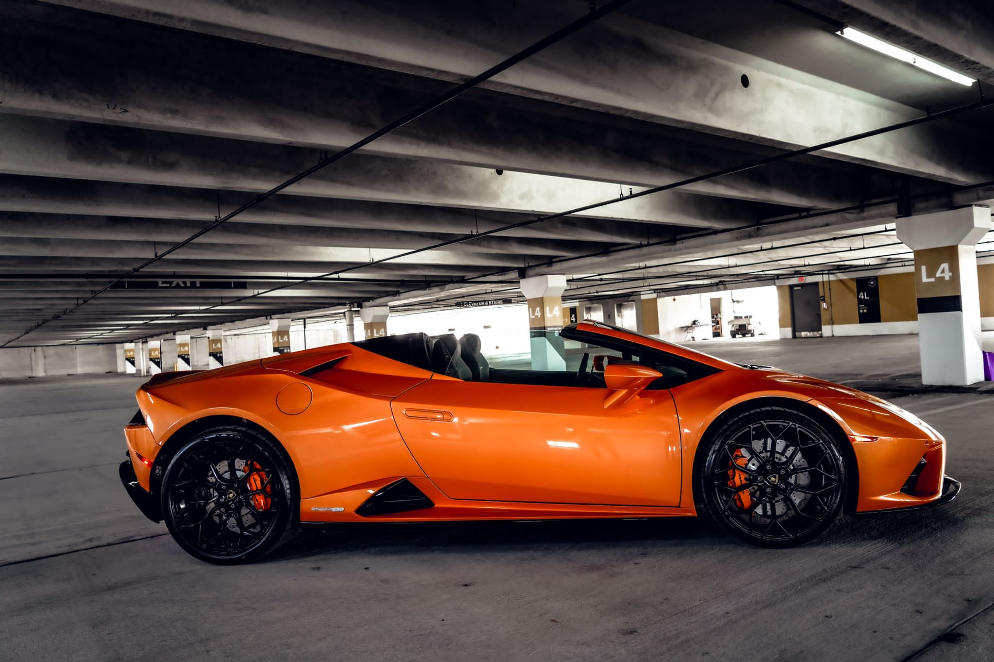 2022 LAMBORGHINI HURACAN ORANGE CONVERTIBLE 2022