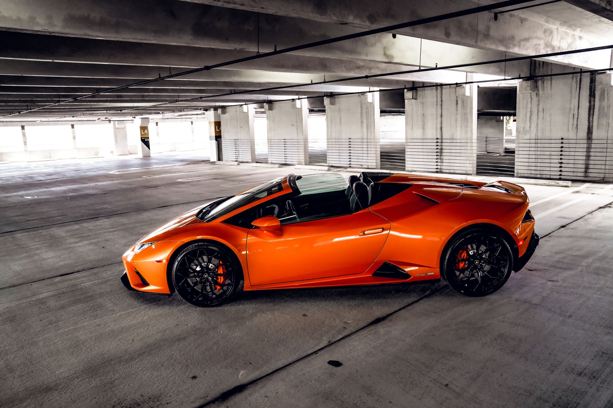 2022 LAMBORGHINI HURACAN ORANGE CONVERTIBLE 2022