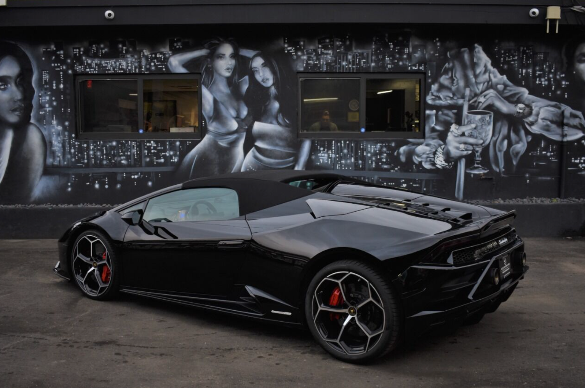 LAMBORGHINI HURACAN EVO SPYDER BLACK 2022